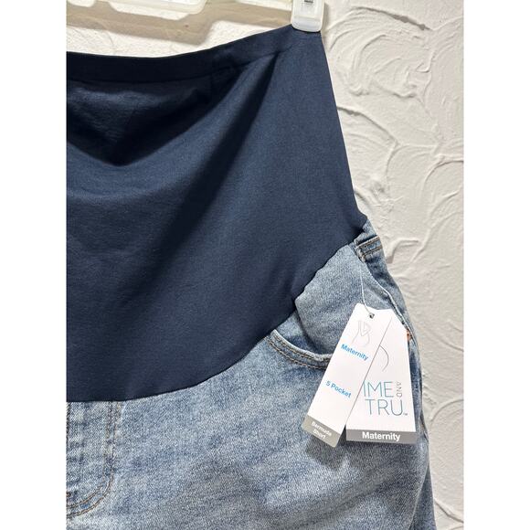Time and Tru Maternity Jeans Shorts - Size: XXL - Picture 2 of 6